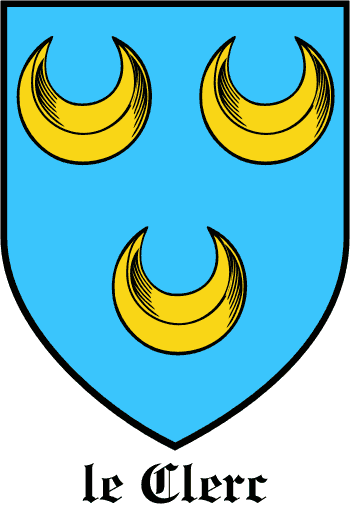 Leclerc family crest